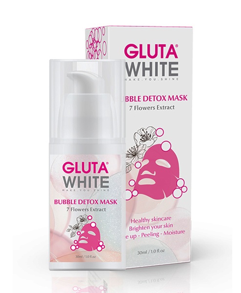 Mặt nạ thải độc trắng da Gluta White